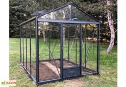 Serre De Jardin En Aluminium Et Verre Trempé Luxia 10,8 M² -Garanta Jardin Magasin serre jardin aluminium lucia 236x457 cm 1