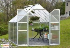 Serre De Jardin En Aluminium Et Polycarbonate Essence 9 M² 10 Serre De Jardin En Aluminium Et Polycarbonate Essence 9 M² -Garanta Jardin Magasin serre jardin aluminium polycarbonate essence 9 m 1