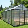 Serre De Jardin En Aluminium Et Polycarbonate Glory 11,8 M² - Grise -Garanta Jardin Magasin serre jardin aluminium polycarbonate glory 11 8 m 10