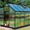 Halls Serre De Jardin En Aluminium Et Polycarbonate Popular 106 - 6,2 M² -Garanta Jardin Magasin serre jardin aluminium polycarbonate popular 106
