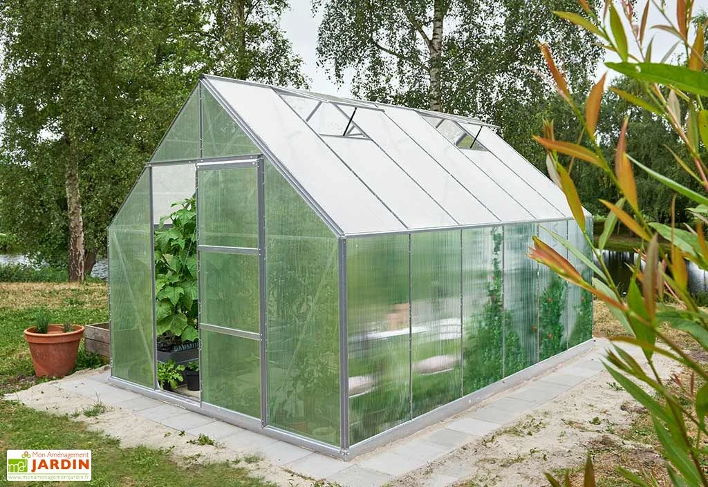 Halls Serre De Jardin En Aluminium Et Polycarbonate Universal 128 – 9,9 M² 3 Halls Serre De Jardin En Aluminium Et Polycarbonate Universal 128 – 9,9 M²