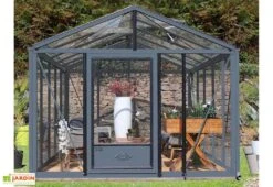 Serre De Jardin En Aluminium Et Verre Trempé Supra 16,7 M² -Garanta Jardin Magasin serre jardin aluminium supra 530x315 cm 2
