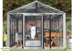 Serre De Jardin En Aluminium Et Verre Trempé Supra 16,7 M² -Garanta Jardin Magasin serre jardin aluminium supra 530x315 cm
