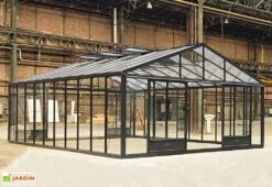 Serre De Jardin En Aluminium Et Verre Trempé Supra 34,7 M² -Garanta Jardin Magasin serre jardin aluminium supra 753x460 cm 3