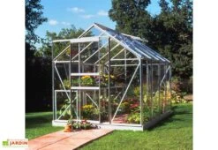 Halls Serre De Jardin En Aluminium Et Verre Horticole Popular 86 (5 M²) -Garanta Jardin Magasin serre jardin aluminium verre horticole popular 86 5m 2