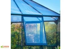 Serre De Jardin En Aluminium, Verre Et Polycarbonate Halls Atrium 9 M² -Garanta Jardin Magasin serre jardin aluminium verre polycarbonate halls atrium 9m 2