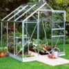 Halls Serre De Jardin En Aluminium Et Verre Popular 66 (3,8 M²) -Garanta Jardin Magasin serre jardin aluminium verre popular 66 38m 3