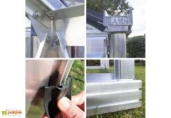 Serre De Jardin En Aluminium Et Verre Trempé Essentia 14 M² -Garanta Jardin Magasin serre jardin aluminium verre trempe essentia 14m 2
