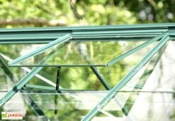 Serre De Jardin En Alu Et Verre Trempé Lams 12,9 M² - Laurus Vert 10 Serre De Jardin En Alu Et Verre Trempé Lams 12,9 M² - Laurus Vert -Garanta Jardin Magasin serre jardin aluminium verre trempe laurus lams 13m2 vert 1