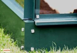 Serre De Jardin En Alu Et Verre Trempé Lams 12,9 M² - Laurus Vert 11 Serre De Jardin En Alu Et Verre Trempé Lams 12,9 M² - Laurus Vert -Garanta Jardin Magasin serre jardin aluminium verre trempe laurus lams 13m2 vert 2