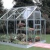 Halls Serre De Jardin En Aluminium Et Verre Trempé Popular 66 - 3,8 M² -Garanta Jardin Magasin serre jardin aluminium verre trempe popular 66