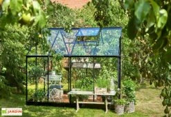 Halls Serre De Jardin En Aluminium Et Verre Trempé Qube 68 Noir 5,1 M² 9 Halls Serre De Jardin En Aluminium Et Verre Trempé Qube 68 Noir 5,1 M² -Garanta Jardin Magasin serre jardin aluminium verre trempe qube 68 noir 51m 2