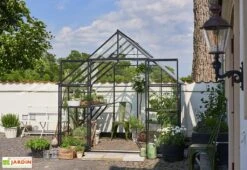 Halls Serre De Jardin En Aluminium Et Verre Trempé Qube 88 (6,6 M²) -Garanta Jardin Magasin serre jardin aluminium verre trempe qube 88 66m 1