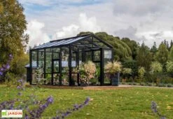 Serre De Jardin En Bois Et Verre Trempé – Myosotis 11 Serre De Jardin En Bois Et Verre Trempé – Myosotis -Garanta Jardin Magasin serre jardin bois verre trempe stali 12m2