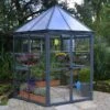 Serre De Jardin Hexagonale Aluminium/Polycarbonate Oasis 3,8 M² -Garanta Jardin Magasin serre jardin hexagonale aluminium polycarbonate oasis 6 1 m 3