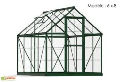 Serre De Jardin Polycarbonate Harmony Palram - Canopia Verte -Garanta Jardin Magasin serre jardin palram canopia harmony green 6x8 1