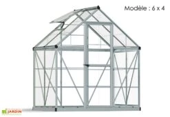 Serre De Jardin Polycarbonate Harmony Palram - Canopia Argent 9 Serre De Jardin Polycarbonate Harmony Palram - Canopia Argent -Garanta Jardin Magasin serre jardin palram canopia harmony silver 6x4 1