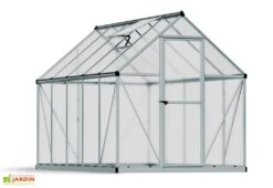 Serre De Jardin Grise Polycarbonate Aluminium 3 X 2 M – Mythos 6x10 11 Serre De Jardin Grise Polycarbonate Aluminium 3 X 2 M – Mythos 6x10 -Garanta Jardin Magasin serre jardin palram canopia mythos 6x10 1