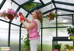 Serre De Jardin Polycarbonate Et PVC 5 X 2,5 M – Hobby Gardener 8x16 -Garanta Jardin Magasin serre jardin palram hobby gardener polycarbonate pvc vert 1