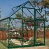 Serre De Jardin Polycarbonate Harmony Palram - Canopia Verte -Garanta Jardin Magasin serre jardin polycarbonate aluminium green palram harmony 6x6 2