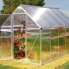 Serre De Jardin Grise Polycarbonate Aluminium 3 X 2 M – Mythos 6x10 -Garanta Jardin Magasin serre jardin polycarbonate aluminium gris mythos palram 3x2m 3