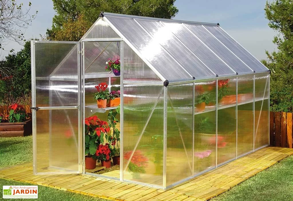 Serre De Jardin Grise Polycarbonate Aluminium 3 X 2 M – Mythos 6x10 3 Serre De Jardin Grise Polycarbonate Aluminium 3 X 2 M – Mythos 6x10