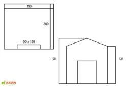 Serre De Jardin En Aluminium Et Polycarbonate – Diamant Gris 126 13 Serre De Jardin En Aluminium Et Polycarbonate – Diamant Gris 126 -Garanta Jardin Magasin serre jardin polycarbonate diamant 126 base acier 190x380x195cm 7m2 5