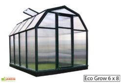 Serre De Jardin Verte Polycarbonate Et PVC – Eco Grow 12 Serre De Jardin Verte Polycarbonate Et PVC – Eco Grow -Garanta Jardin Magasin serre jardin polycarbonate palram ecogrow 6x8 1