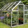 Serre De Jardin Polycarbonate Harmony Palram - Canopia Argent -Garanta Jardin Magasin serre jardin polycarbonate silver palram harmony