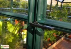 Serre De Jardin Polycarbonate Et PVC 2,5 X 2,5 M – Grand Gardener 8x8 -Garanta Jardin Magasin serre jardin pvc vert polycarbonate transparent grand gardener 2 3