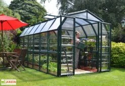 Serre De Jardin Polycarbonate Et PVC 10 M² – Grand Gardener 8x12 10 Serre De Jardin Polycarbonate Et PVC 10 M² – Grand Gardener 8x12 -Garanta Jardin Magasin serre jardin pvc vert polycarbonate transparent grand gardener 8x12 2