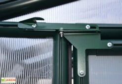 Serre De Jardin Polycarbonate Et PVC 4 X 2,5 M – Hobby Gardener 8x12 -Garanta Jardin Magasin serre jardin rion pvc vert polycarbonate hobby gardener 8x12 1