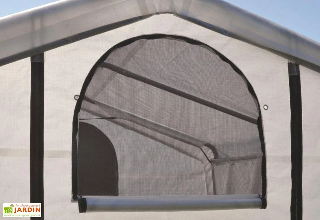 Serre De Jardin Souple Avec Aérations En Polyéthylène Et Acier 3 M² 6 Serre De Jardin Souple Avec Aérations En Polyéthylène Et Acier 3 M² – Image 4