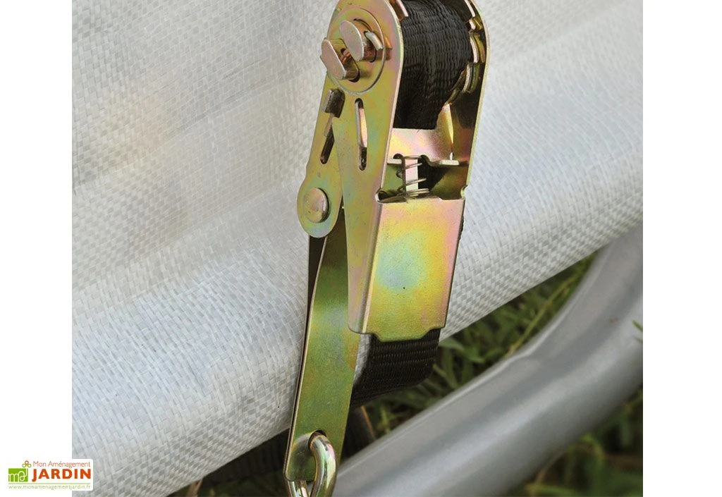 Serre De Jardin Souple Avec Aérations En Polyéthylène Et Acier 6 M² 5 Serre De Jardin Souple Avec Aérations En Polyéthylène Et Acier 6 M² – Image 3