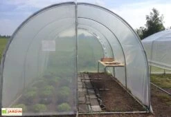 Serre Tunnel Tonneau En Polyéthylène 22,5 M² - Essentielle 7,5 X 3 M -Garanta Jardin Magasin serre jardin tunnel essentielle tonneau 4 2