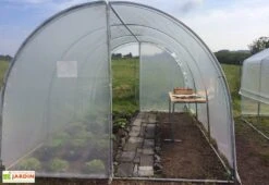 Serre Tunnel Tonneau En Polyéthylène 27 M² - Essentielle 9 X 3 M -Garanta Jardin Magasin serre jardin tunnel essentielle tonneau 5 3