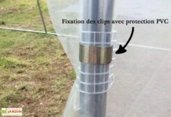 Serre Tunnel Tonneau En Polyéthylène 27 M² - Essentielle 9 X 3 M -Garanta Jardin Magasin serre jardin tunnel essentielle tonneau 7 3