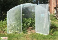 Serre Tunnel Tonneau En Polyéthylène 36 M² - 4 Saisons 12 X 3 M -Garanta Jardin Magasin serre jardin tunnel polyethylene tonneau 4 saisons 3m 1 6