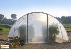 Bâche De Porte Pour Serre De Jardin Tunnel Richel 4,5 -Garanta Jardin Magasin serre jardin tunnel richel 450x450cm 1porte 3