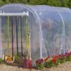 Serre De Jardin Tunnel Richel 2x3 Pied Droit 2x180µ 1 Porte -Garanta Jardin Magasin serre jardin tunnel tichel 2x3m pied droit 1porte