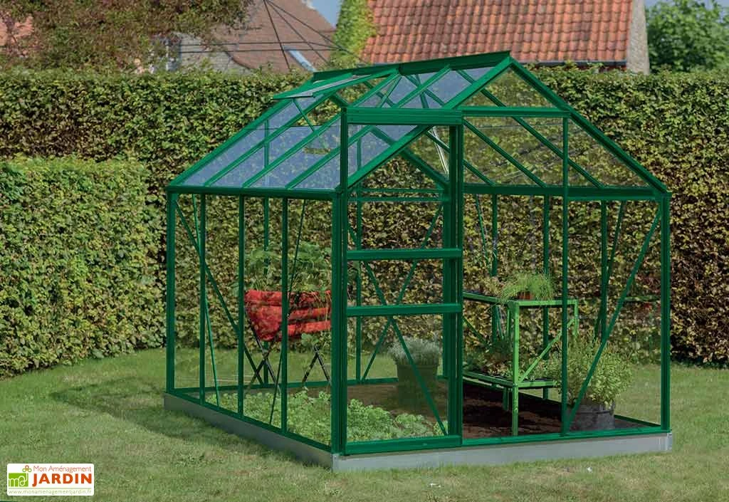 Serre Jardin Aluminium Verre Ivy 5 M² – Plusieurs Coloris 4 Serre Jardin Aluminium Verre Ivy 5 M² – Plusieurs Coloris – Image 2