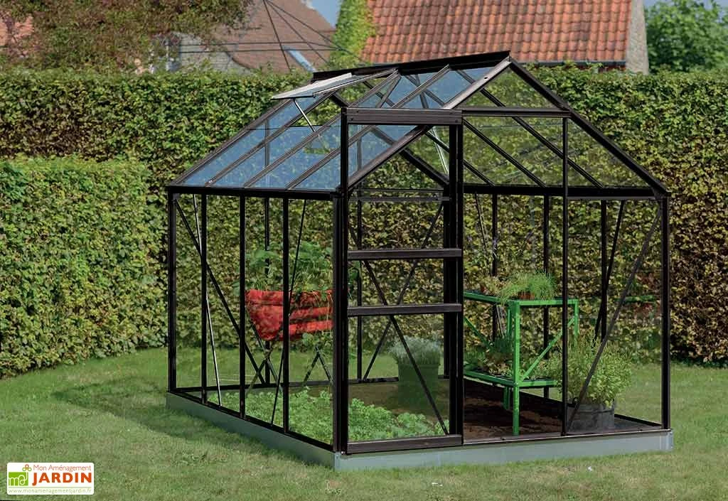 Serre Jardin Aluminium Verre Ivy 5 M² – Plusieurs Coloris 6 Serre Jardin Aluminium Verre Ivy 5 M² – Plusieurs Coloris – Image 4