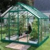 Serre De Jardin En Verre Trempé Lams 8,3 M² - Carvi Vert -Garanta Jardin Magasin serre lams venus 8300 verte