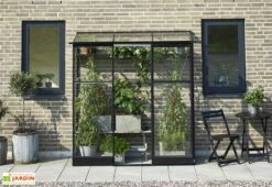 Halls Serre De Jardin Adossée En Verre Trempé Qube Lean-to 26 – 1,2 M² 8 Halls Serre De Jardin Adossée En Verre Trempé Qube Lean-to 26 – 1,2 M² -Garanta Jardin Magasin serre murale verre terrasse