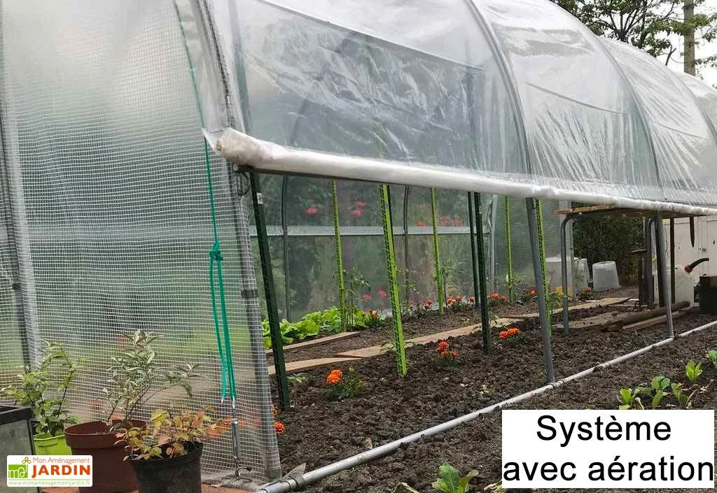 Serre Tunnel Tonneau En Polyéthylène 13,5 M² - Jardinière 4,5 X 3 M 5 Serre Tunnel Tonneau En Polyéthylène 13,5 M² - Jardinière 4,5 X 3 M – Image 3