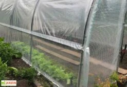Serre Tunnel Tonneau En Polyéthylène 12 M² - Jardinière 4 X 3 M -Garanta Jardin Magasin serre tunnel jardiniere tonneau polyethylene 3m details