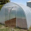 Serre Tunnel Richel En Polyéthylène 2 X 180 µ - 1 Porte Zippée (9 M²) -Garanta Jardin Magasin serre tunnel richel polyethylene 1 porte 9 m2