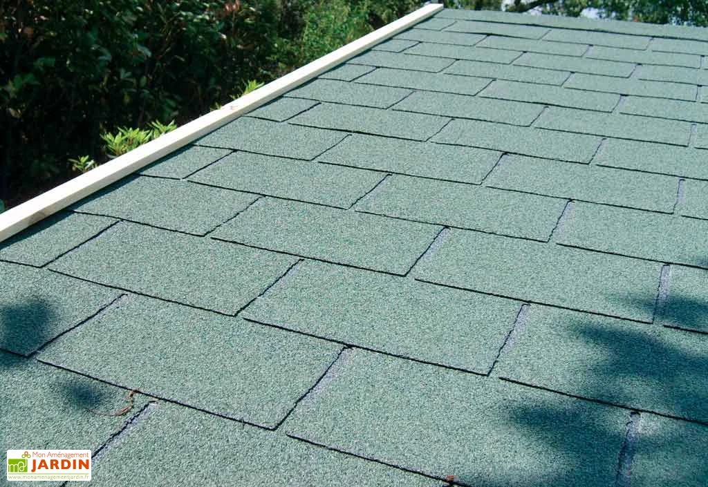 Shingle Vert Pour Abris Jardin Solid (Paquet 3m²) 3 Shingle Vert Pour Abris Jardin Solid (Paquet 3m²)