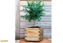Bac à Fleurs Stockholm 50 Carré (50x50x43) -Garanta Jardin Magasin stokholm ambiance carre 50 0281061
