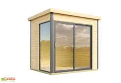Bureau De Jardin En Bois 5 M² Ep. 44 Mm – Doméo Mini Plus -Garanta Jardin Magasin studio jardin habitable bois domeo mini 6m2